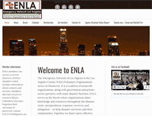 Tablet Screenshot of enla.org